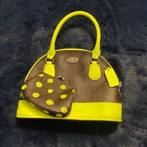 Coach Satchel w/coin purse